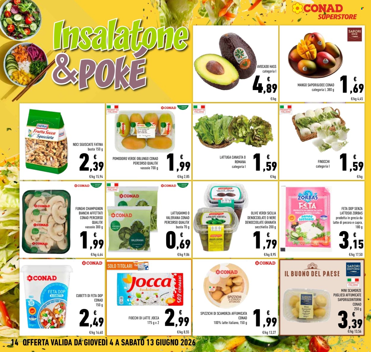 Volantino Conad Superstore - 4/6/2026 - 13/6/2026. Pagina 14