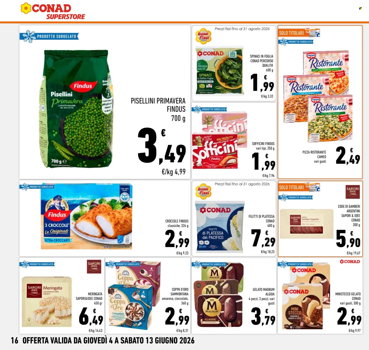 Volantino Conad Superstore - 4/6/2026 - 13/6/2026. Pagina 16