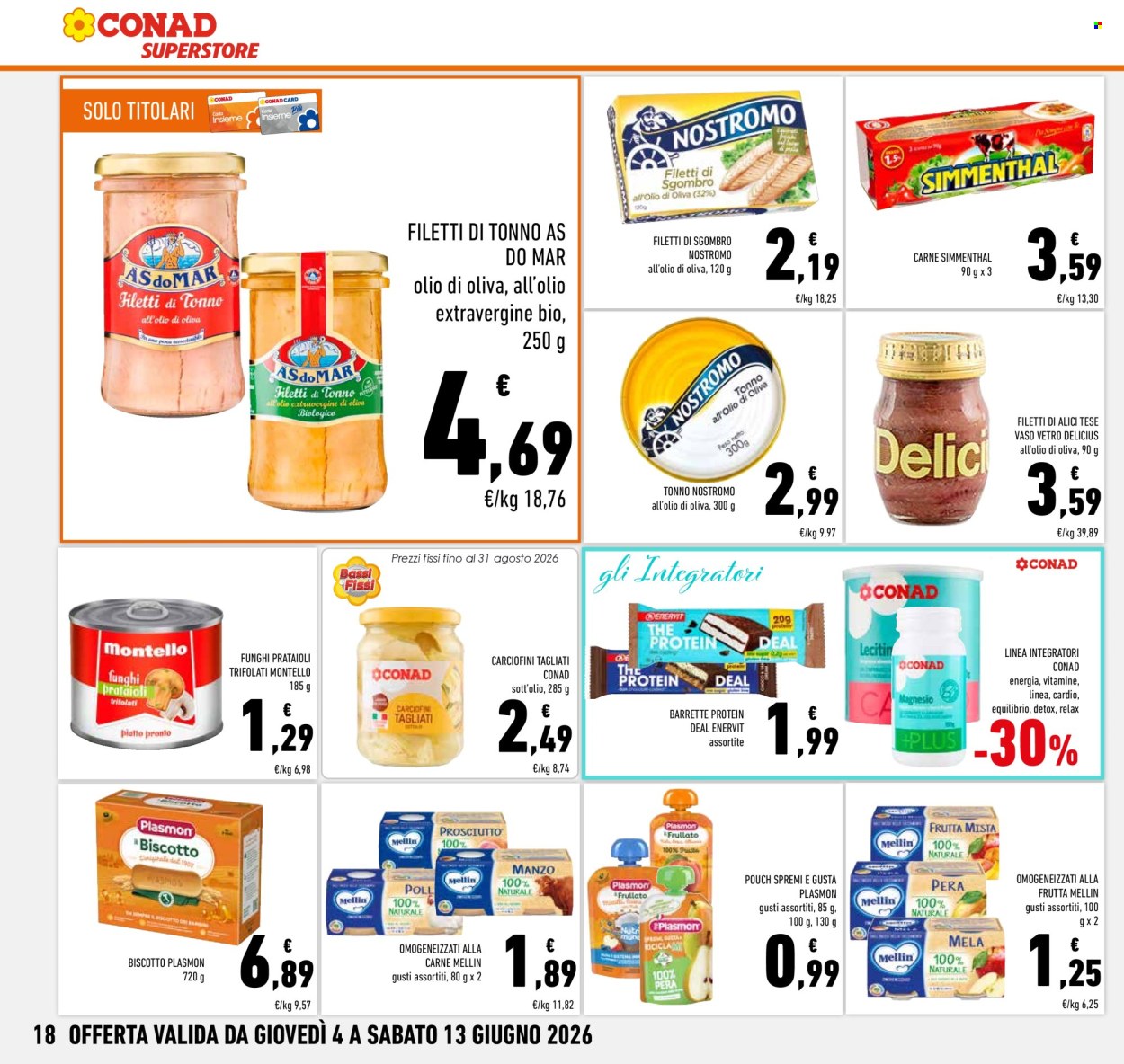 Volantino Conad Superstore - 4/6/2026 - 13/6/2026. Pagina 18