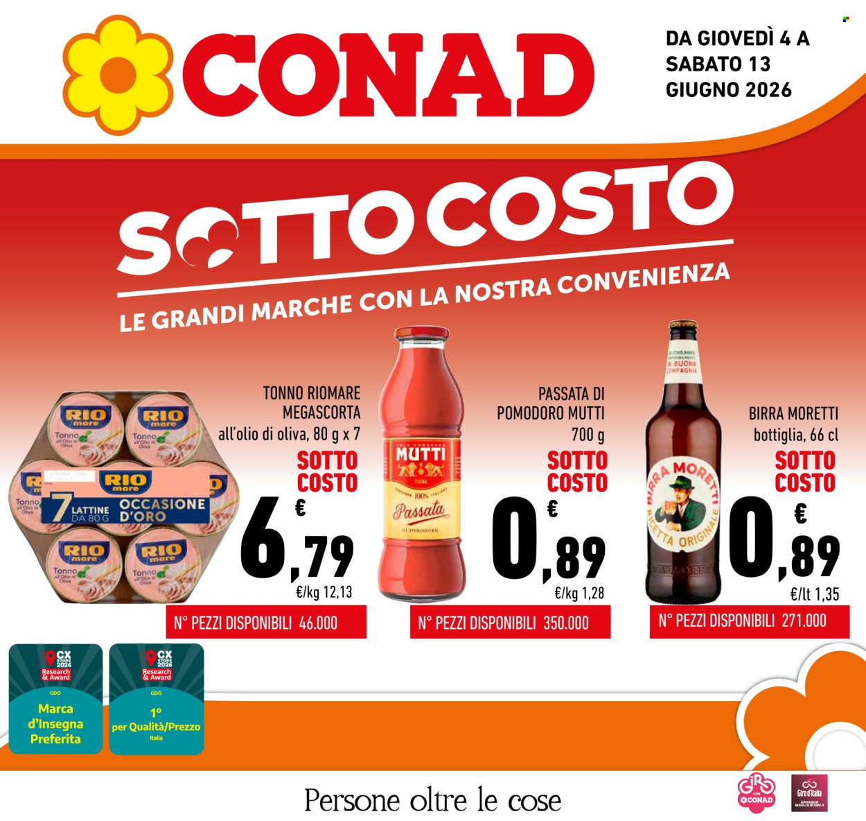 Volantino Conad - 4/6/2026 - 13/6/2026. Pagina 1