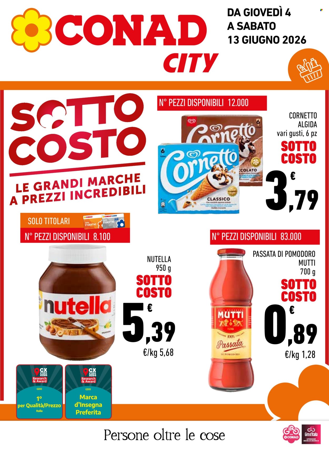 Volantino Conad - 4/6/2026 - 13/6/2026. Pagina 1