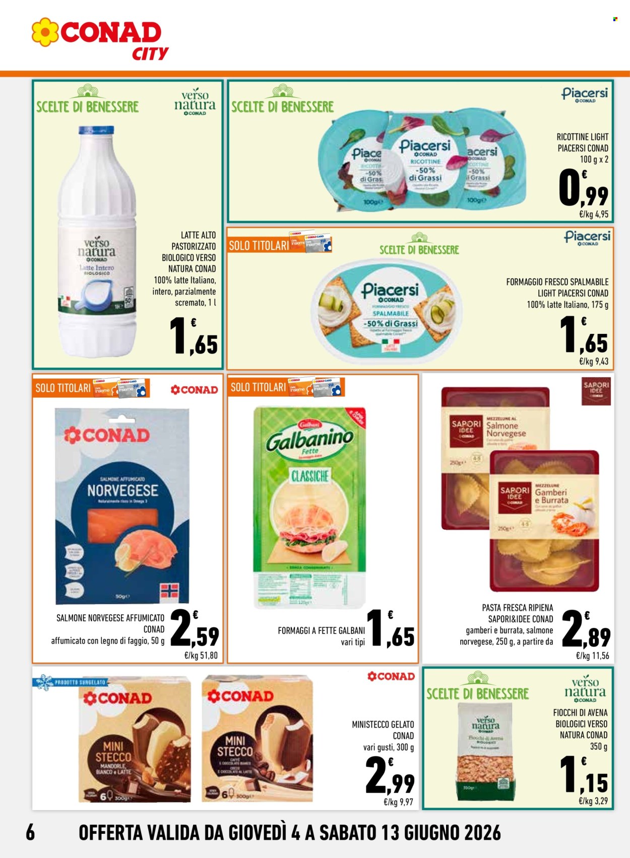 Volantino Conad - 4/6/2026 - 13/6/2026. Pagina 6