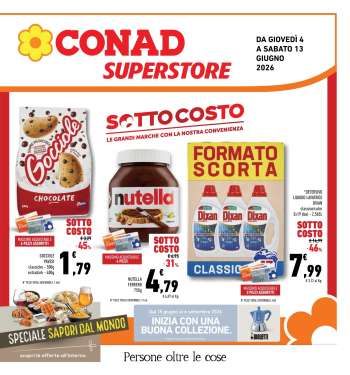 Volantino Conad Superstore - 4/6/2026 - 13/6/2026.