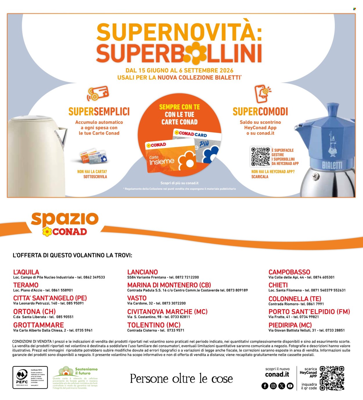Leták Spazio Conad - 4.6.2026 - 10.6.2026. Strana 24