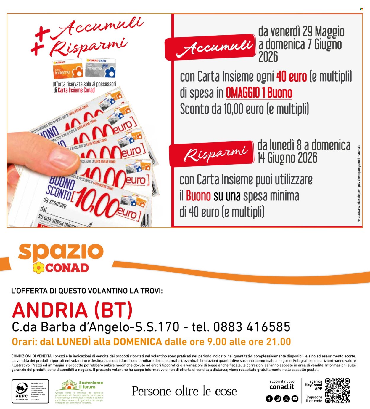 Leták Spazio Conad - 4.6.2026 - 10.6.2026. Strana 24