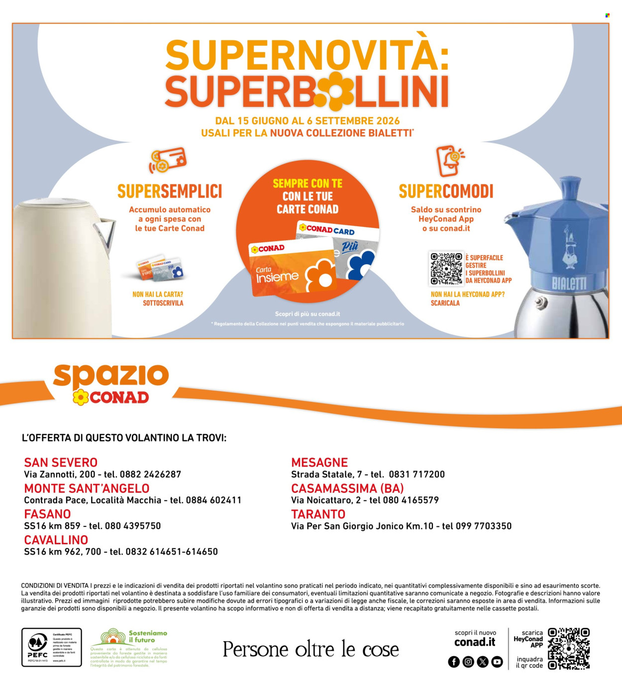 Leták Spazio Conad - 4.6.2026 - 10.6.2026. Strana 24