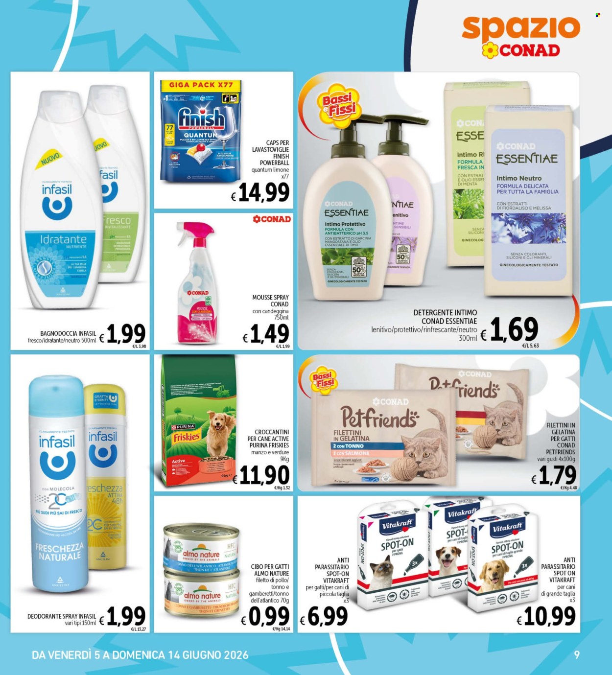 Leták Spazio Conad - 5.6.2026 - 14.6.2026. Strana 9