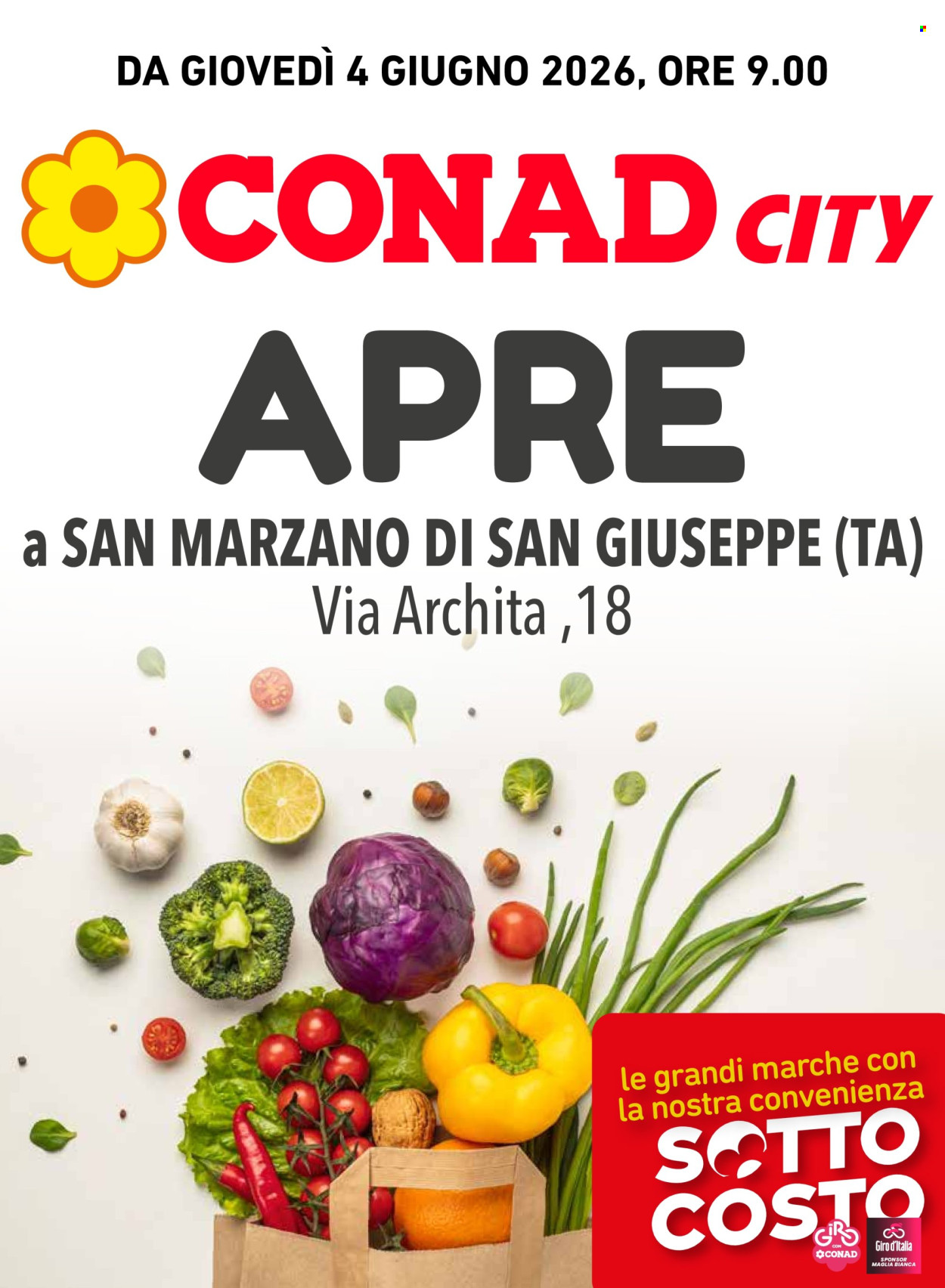 Volantino Conad City - 4/6/2026 - 11/6/2026. Pagina 1