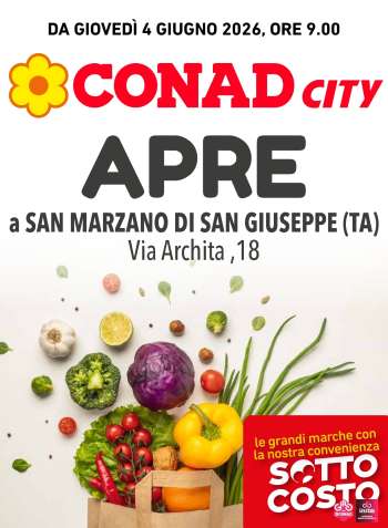 Volantino Conad City - 4/6/2026 - 11/6/2026.