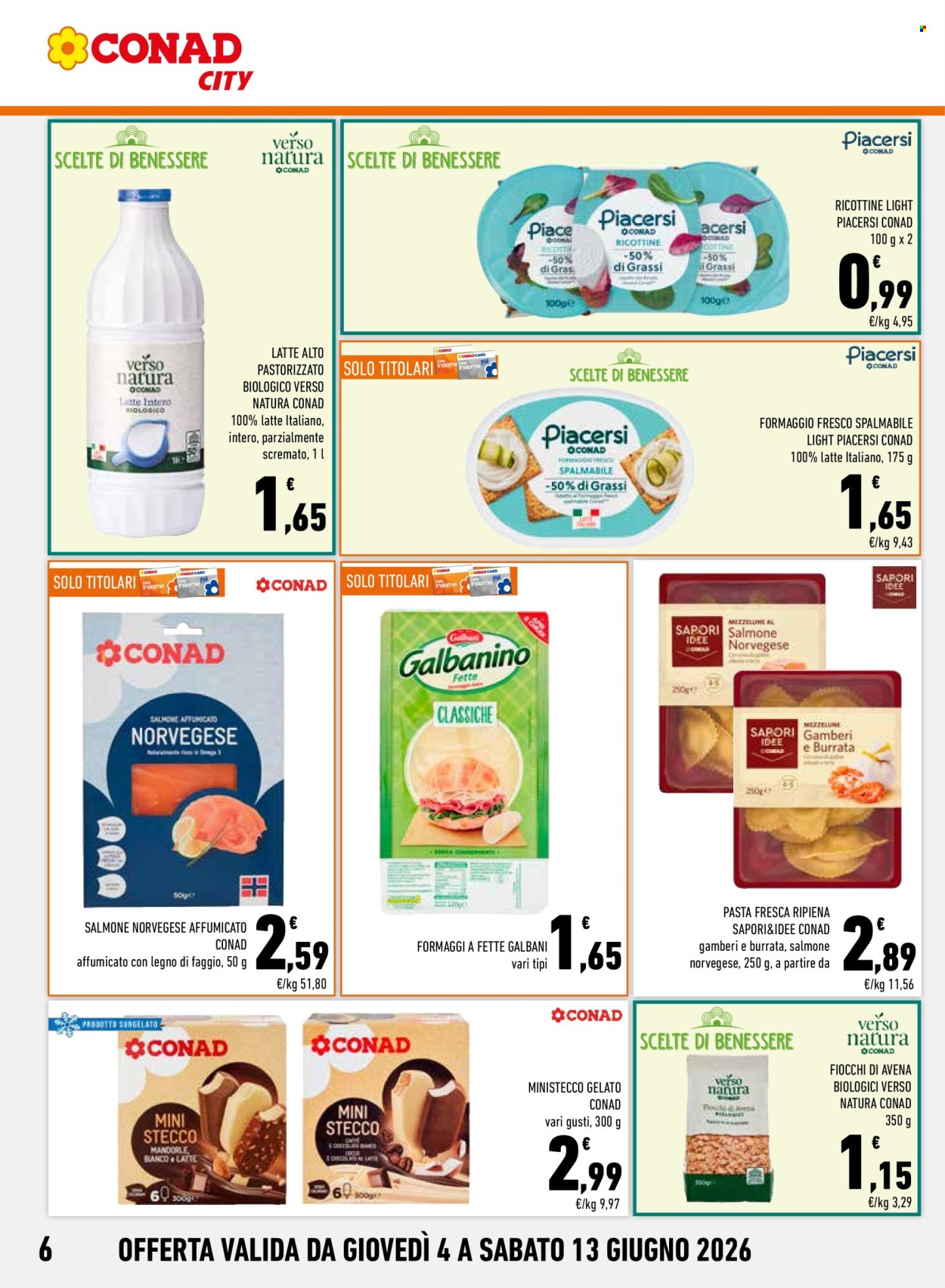 Volantino Conad City - 4/6/2026 - 11/6/2026. Pagina 6