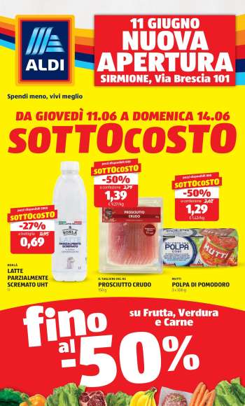 Volantino Aldi - 11/6/2026 - 14/6/2026.