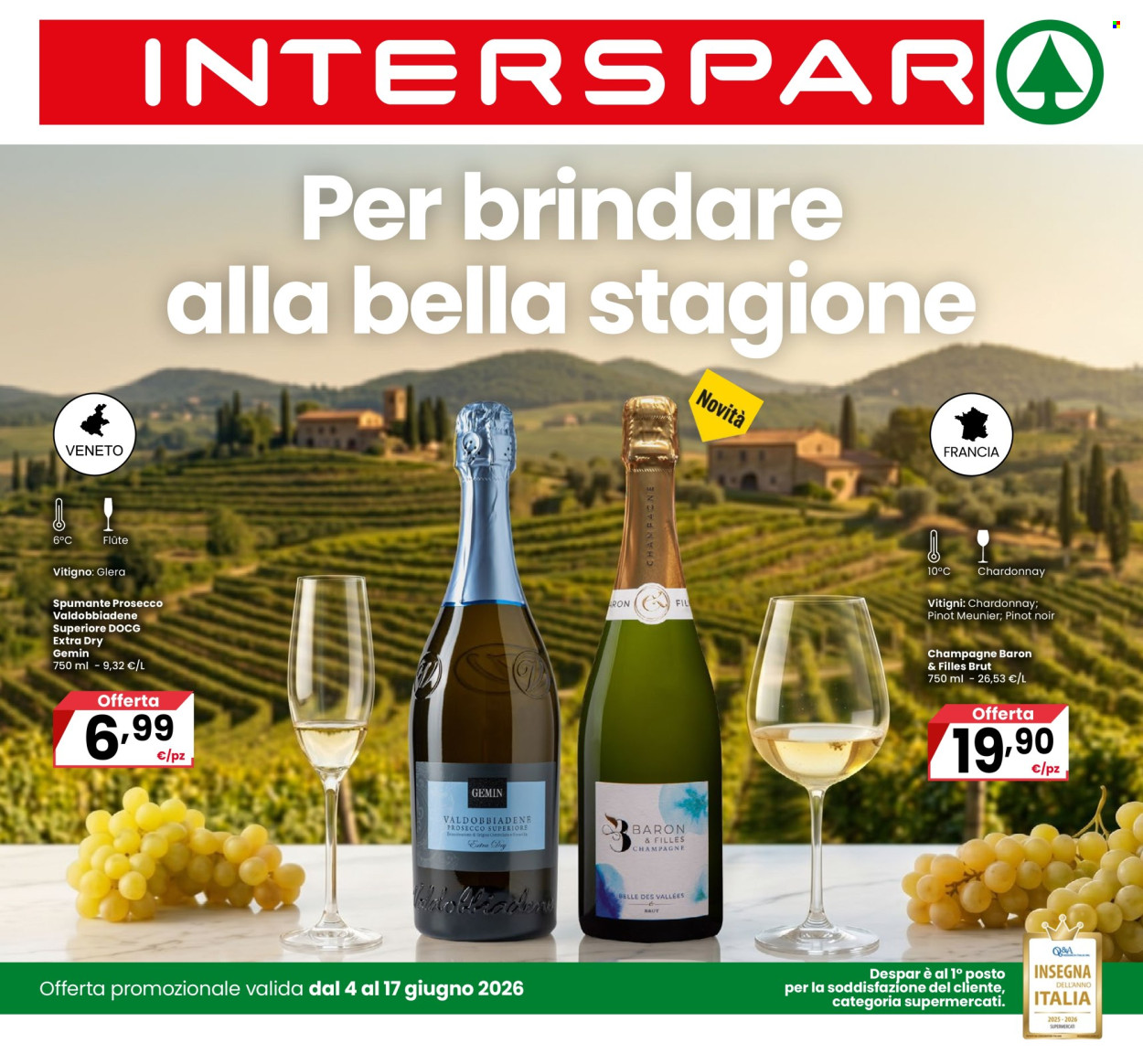 Volantino Interspar - 4/6/2026 - 17/6/2026. Pagina 1
