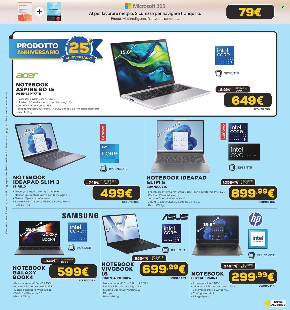 Volantino Euronics - 4/6/2026 - 17/6/2026. Pagina 12