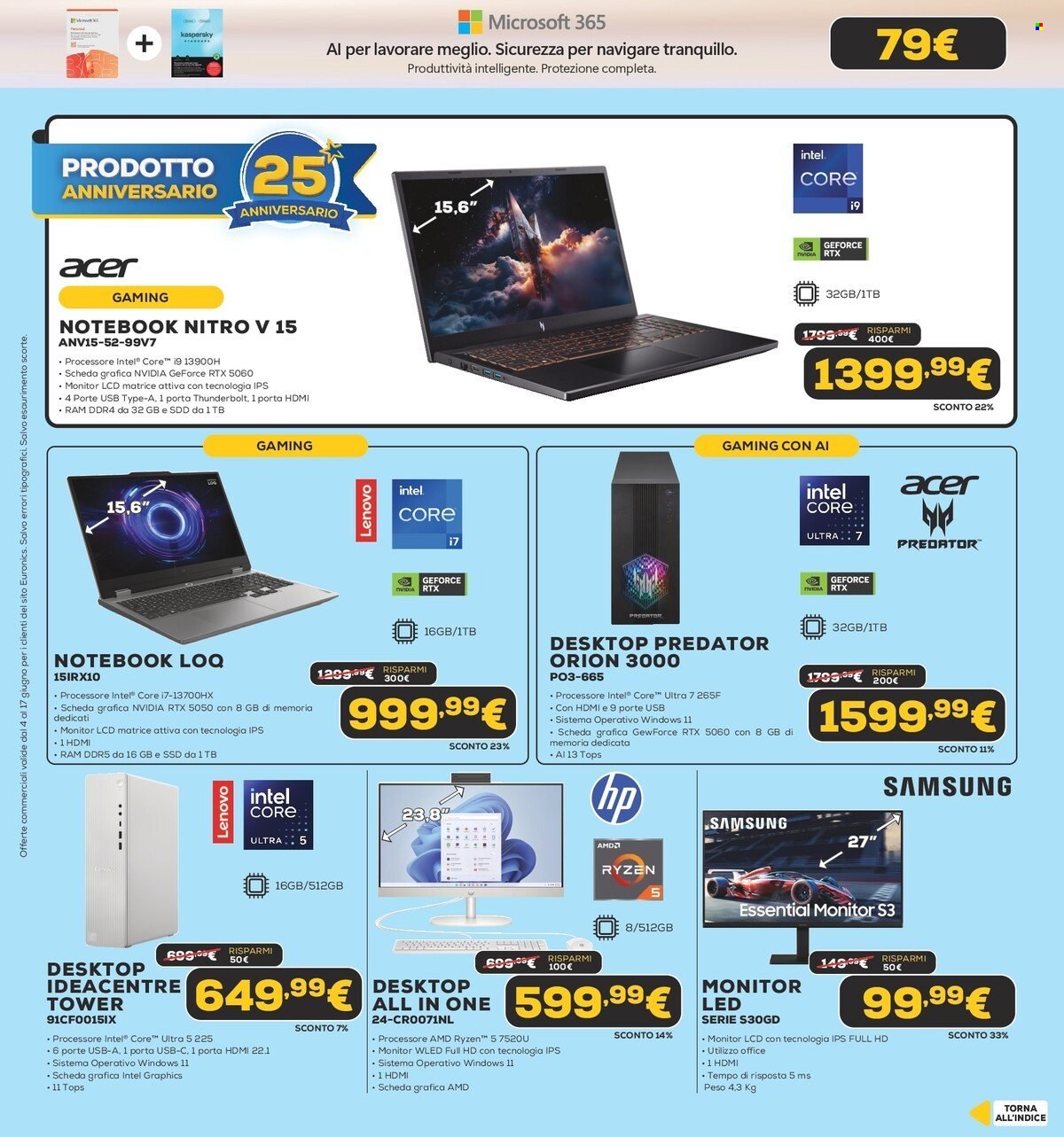 Volantino Euronics - 4/6/2026 - 17/6/2026. Pagina 14