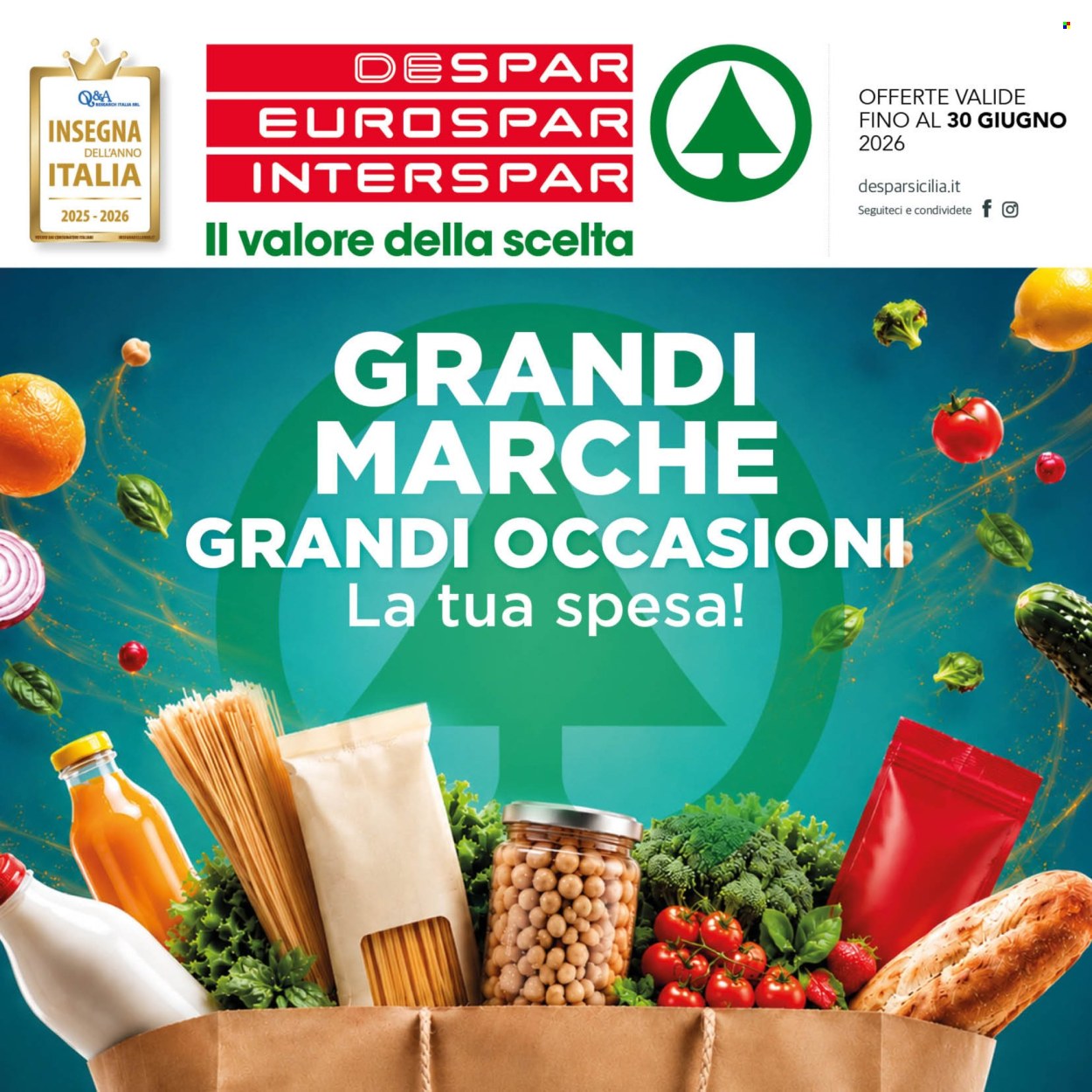 Volantino Eurospar - 7/6/2026 - 30/6/2026. Pagina 1