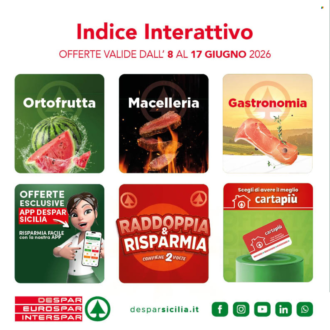 Volantino Eurospar - 8/6/2026 - 17/6/2026. Pagina 2