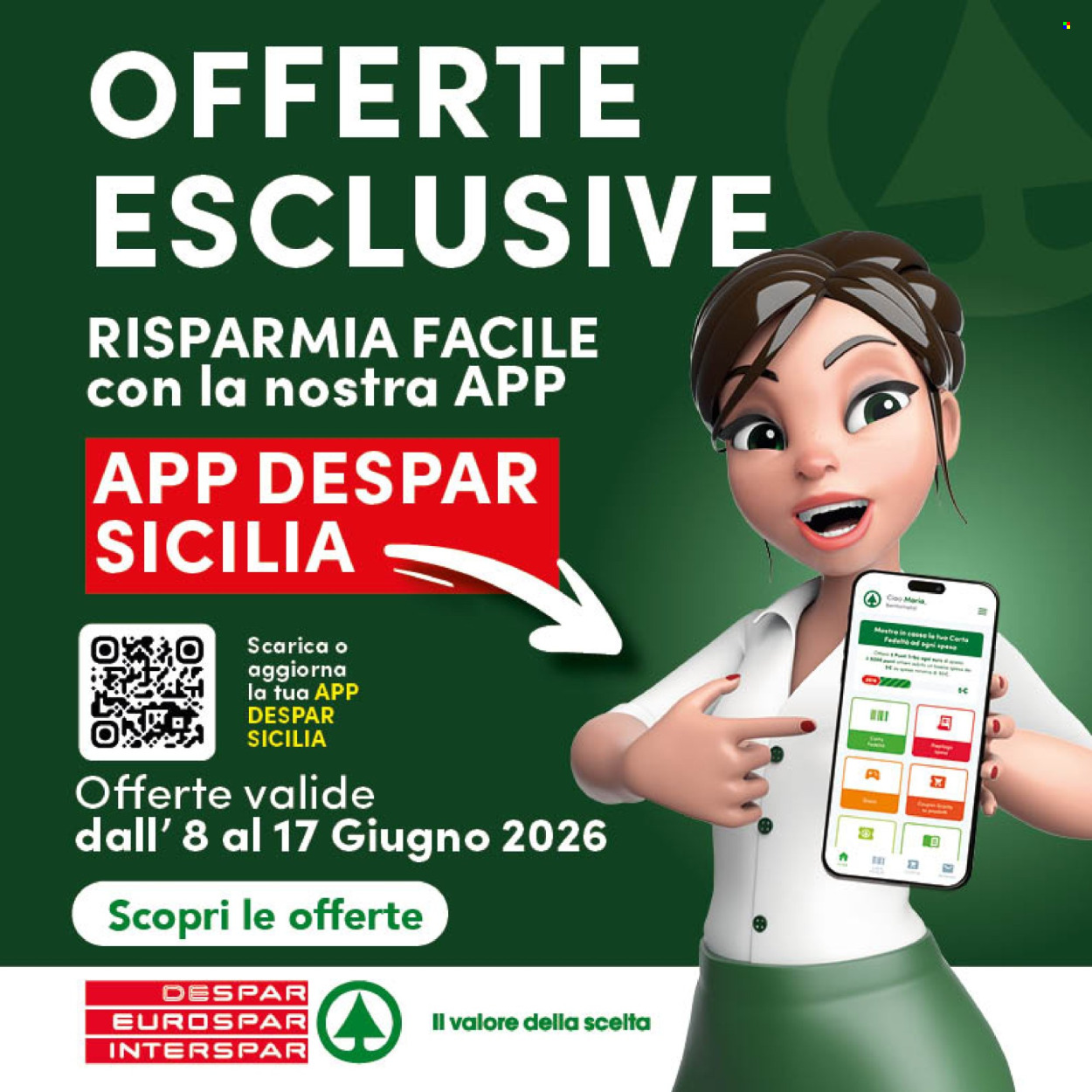 Volantino Eurospar - 8/6/2026 - 17/6/2026. Pagina 3