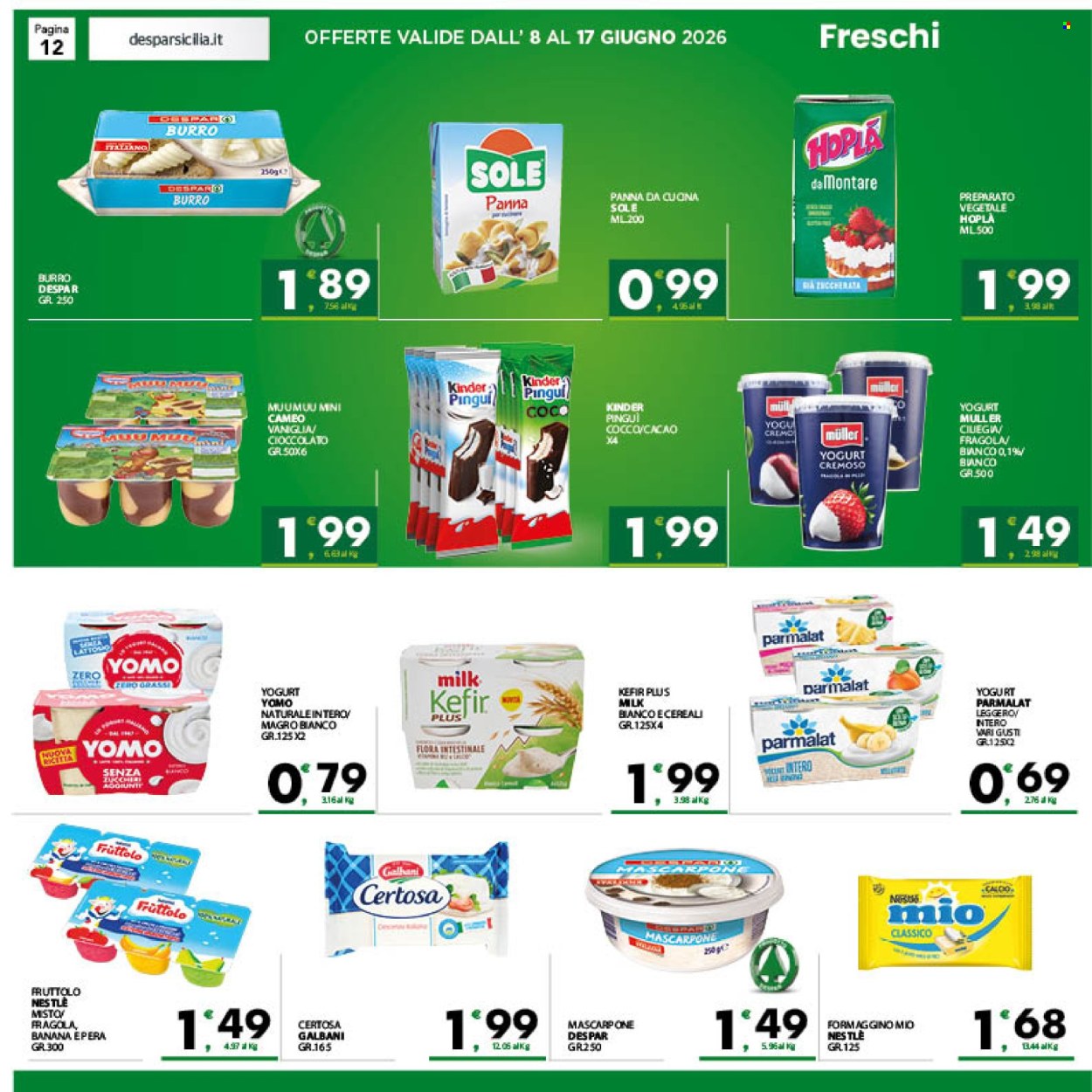 Volantino Eurospar - 8/6/2026 - 17/6/2026. Pagina 12