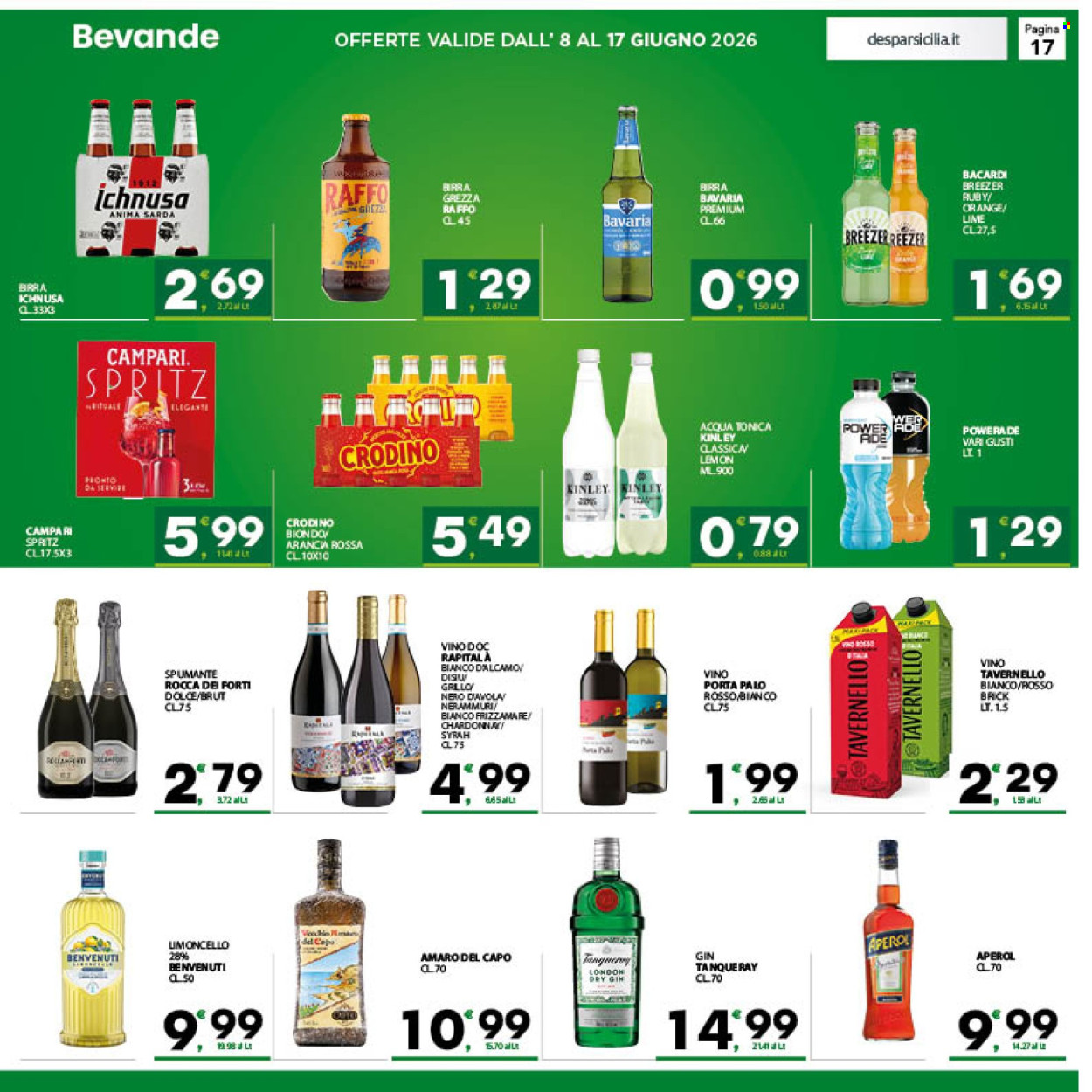 Volantino Eurospar - 8/6/2026 - 17/6/2026. Pagina 17