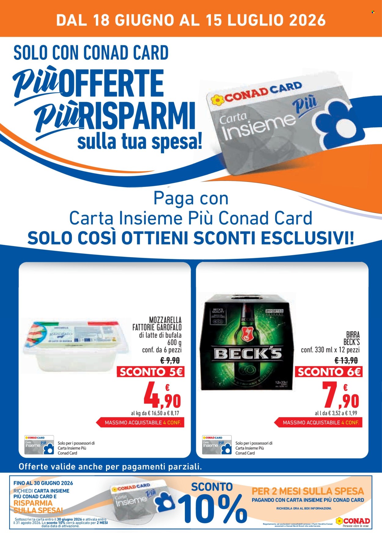 Volantino Conad - 18/6/2026 - 15/7/2026. Pagina 2