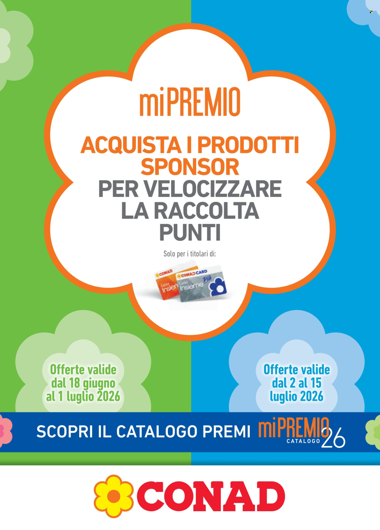 Volantino Conad - 18/6/2026 - 15/7/2026. Pagina 1