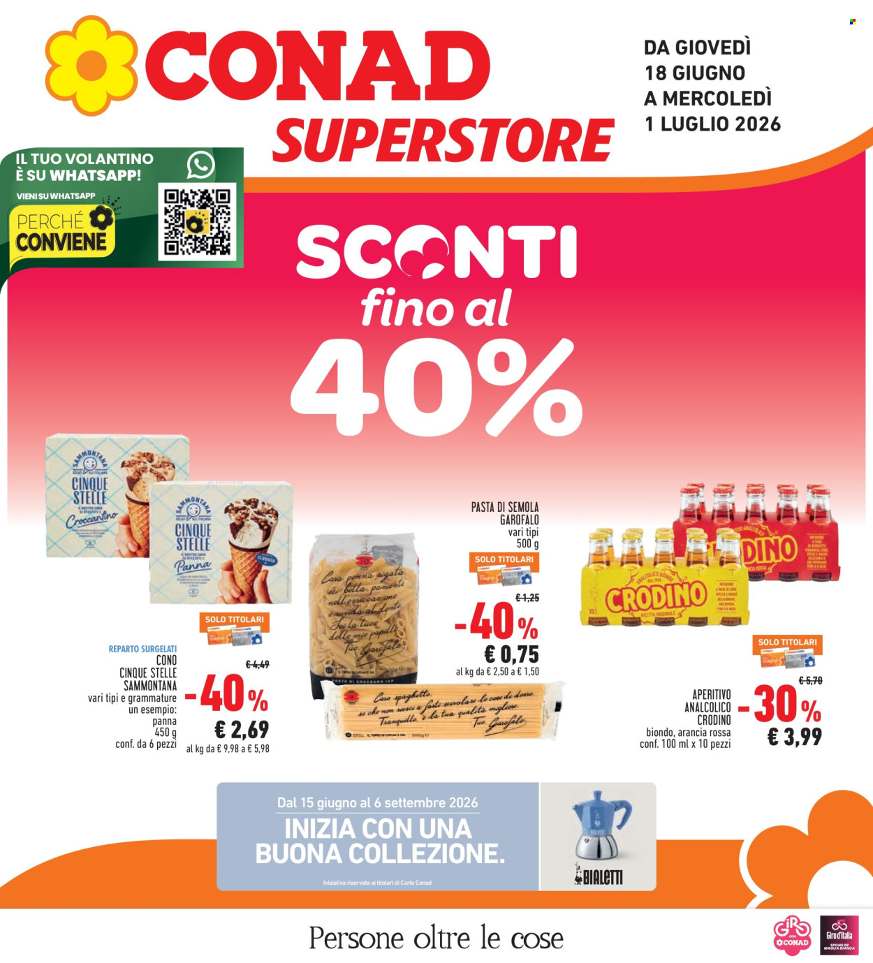 Volantino Conad Superstore - 18/6/2026 - 1/7/2026. Pagina 1