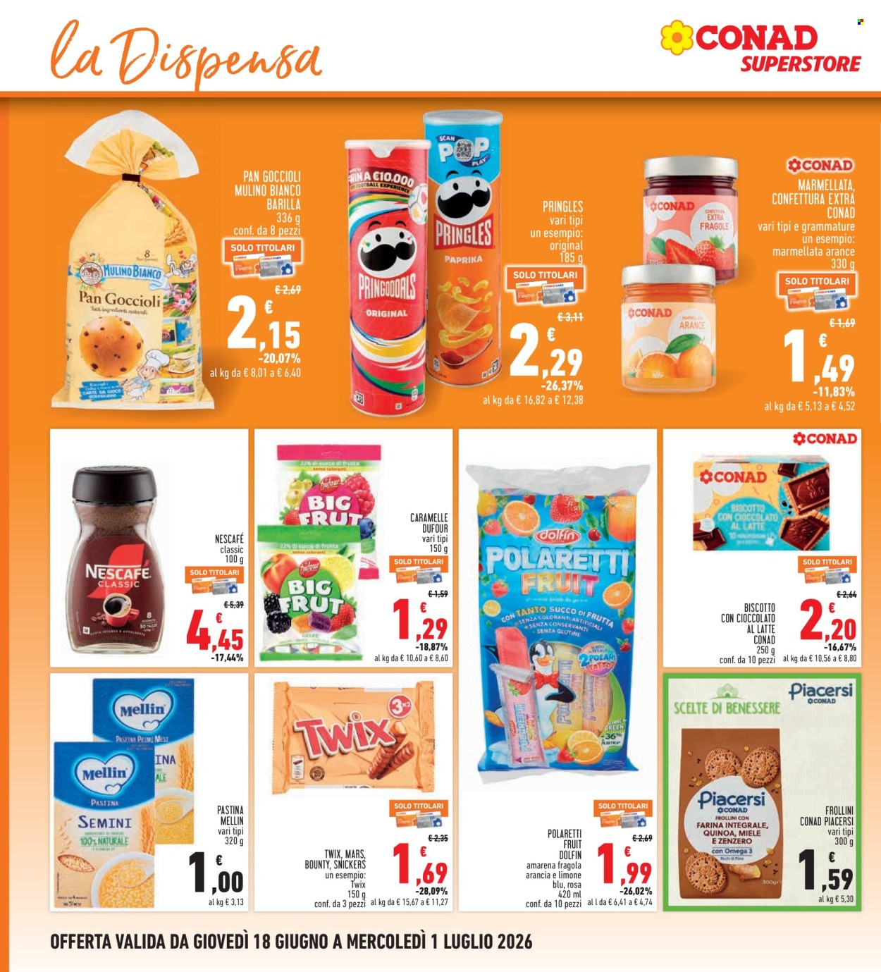 Volantino Conad Superstore - 18/6/2026 - 1/7/2026. Pagina 18