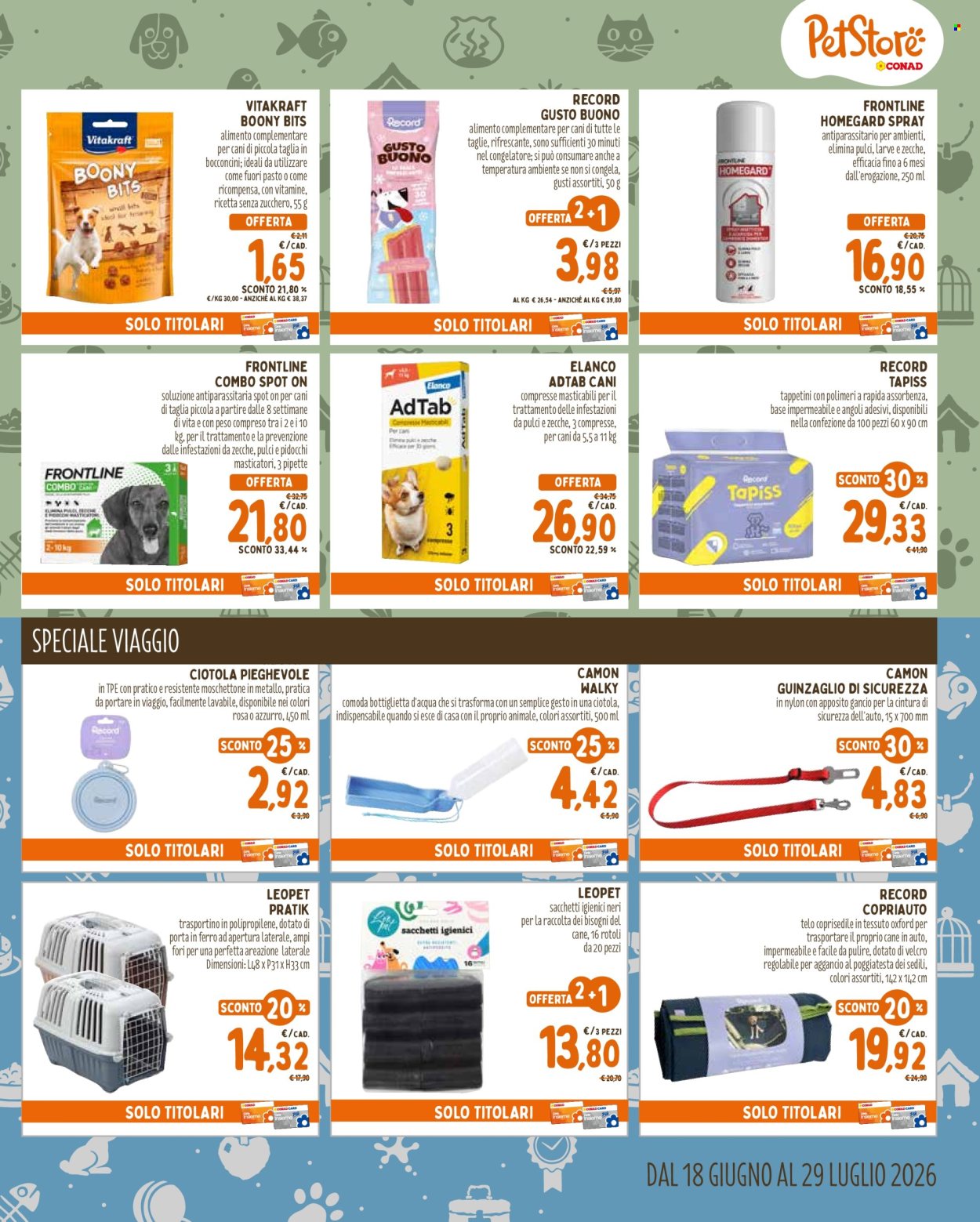 Volantino Pet Store Conad - 18/6/2026 - 29/7/2026. Pagina 3