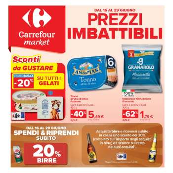 Volantino Carrefour - 16/6/2026 - 29/6/2026.