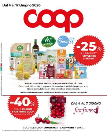 Volantino Coop - 4/6/2026 - 17/6/2026.