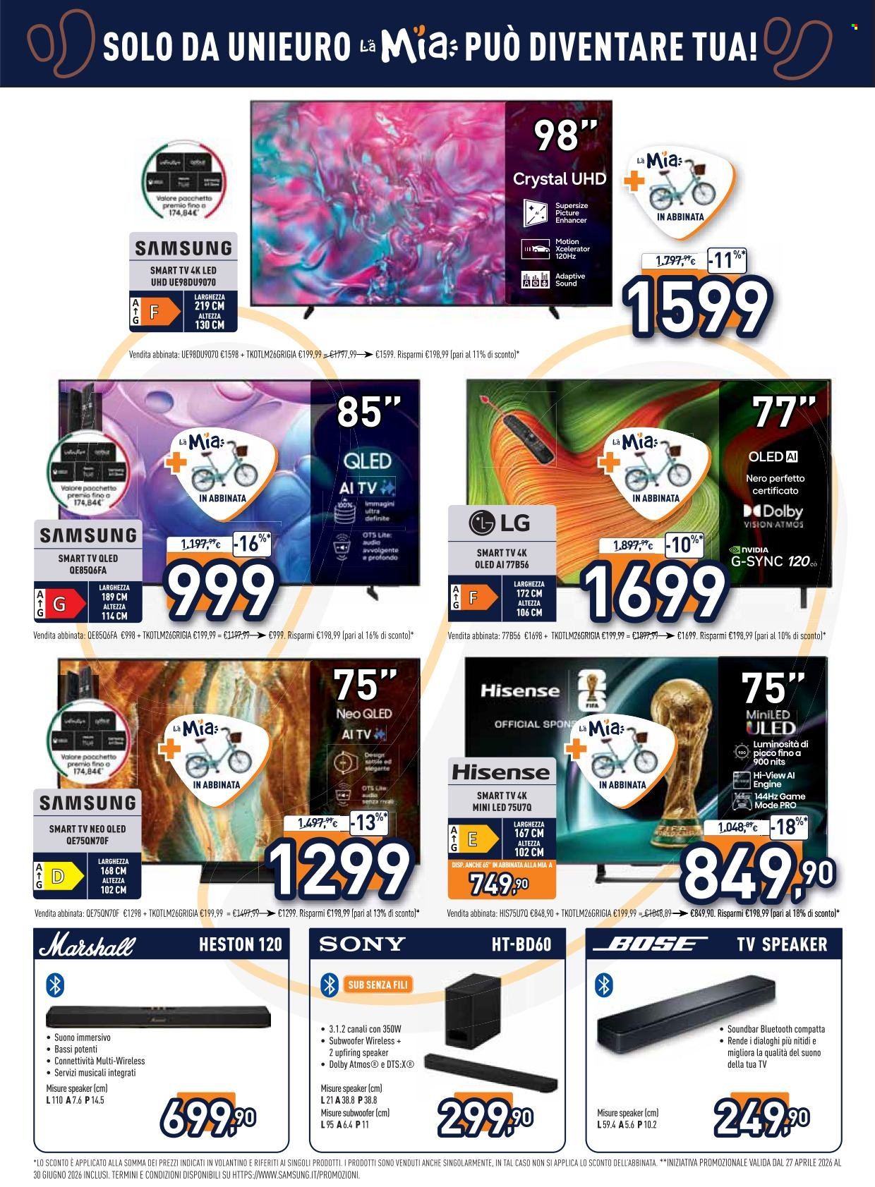 Leták Unieuro - 29.5.2026 - 14.6.2026. Strana 2
