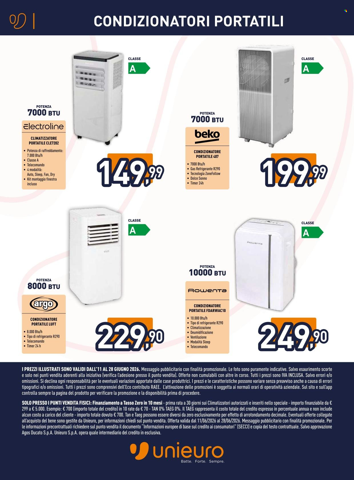 Volantino Unieuro - 11/6/2026 - 28/6/2026. Pagina 16