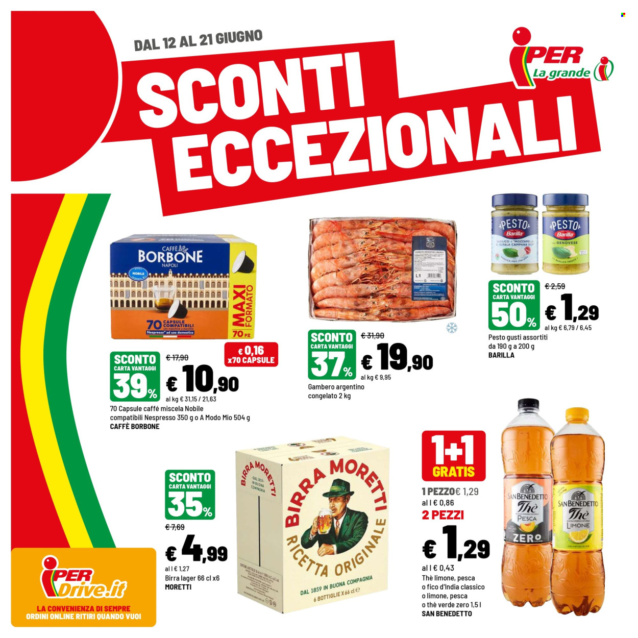 Volantino Iper, La grande i - 12/6/2026 - 21/6/2026. Pagina 1