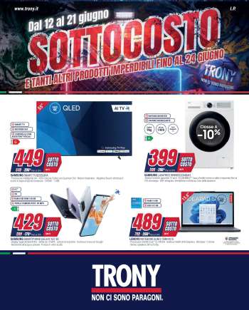 Volantino Trony - 12/6/2026 - 24/6/2026.
