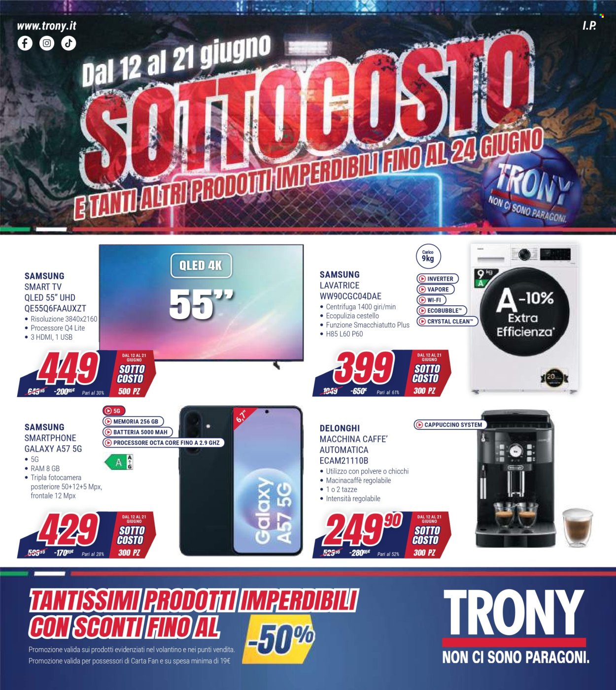Volantino Trony - 12/6/2026 - 24/6/2026. Pagina 1