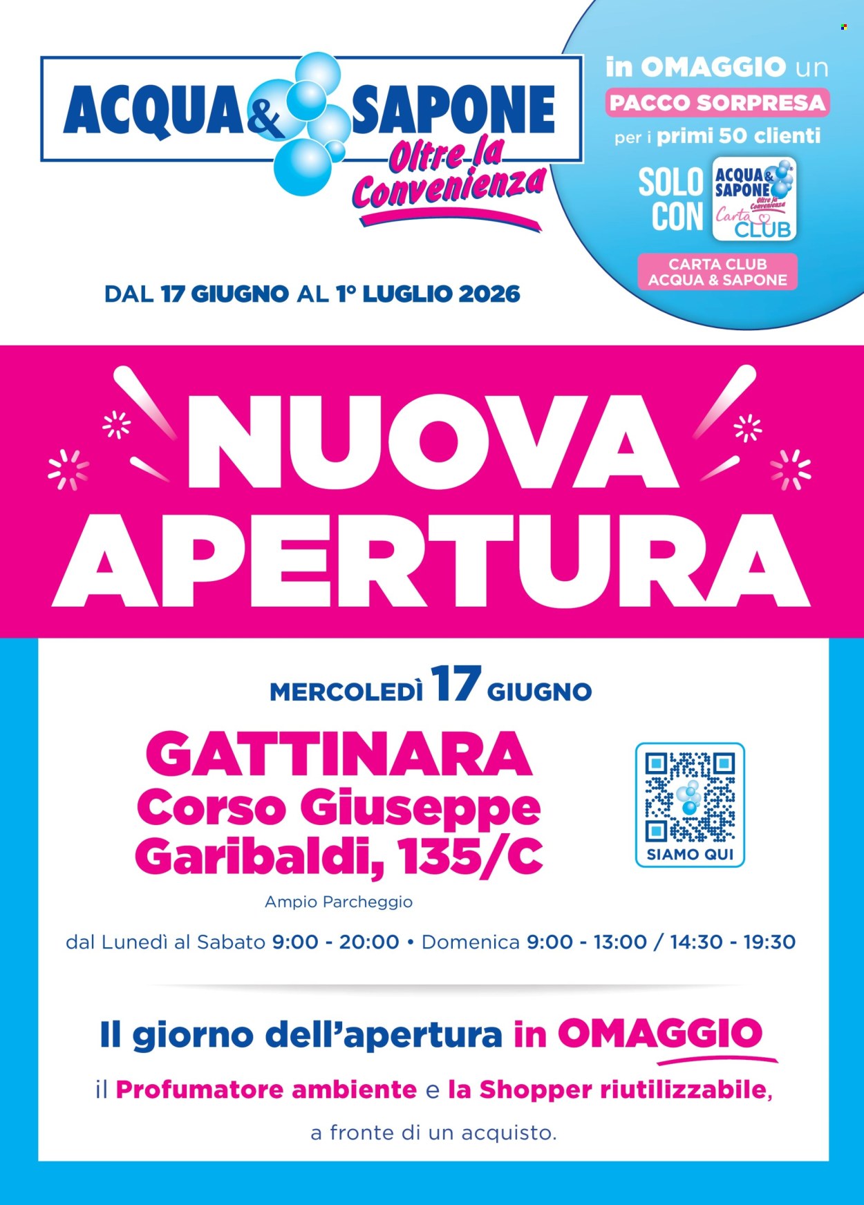 Volantino Acqua & Sapone - 17/6/2026 - 1/7/2026. Pagina 1