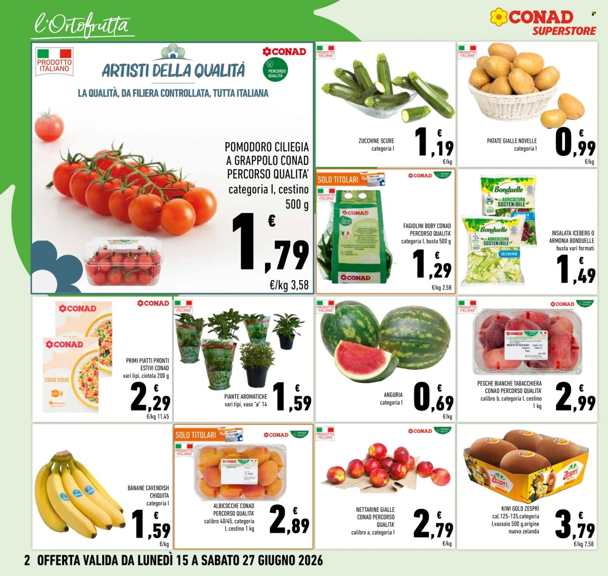 Volantino Conad Superstore - 15/6/2026 - 27/6/2026. Pagina 2