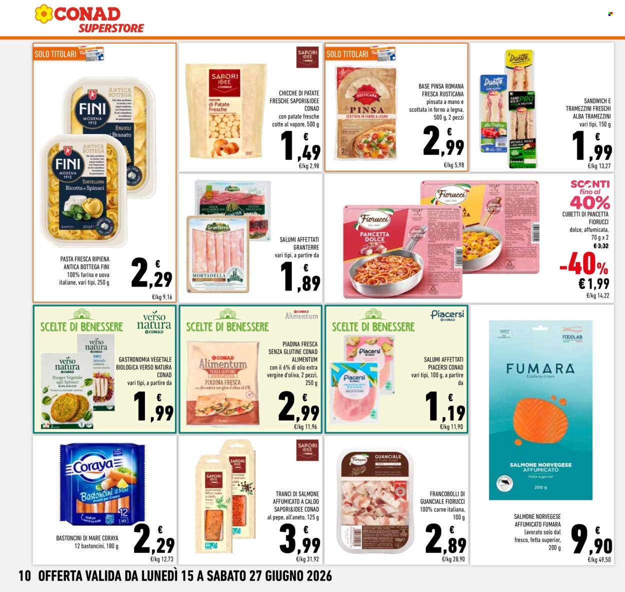 Volantino Conad Superstore - 15/6/2026 - 27/6/2026. Pagina 10