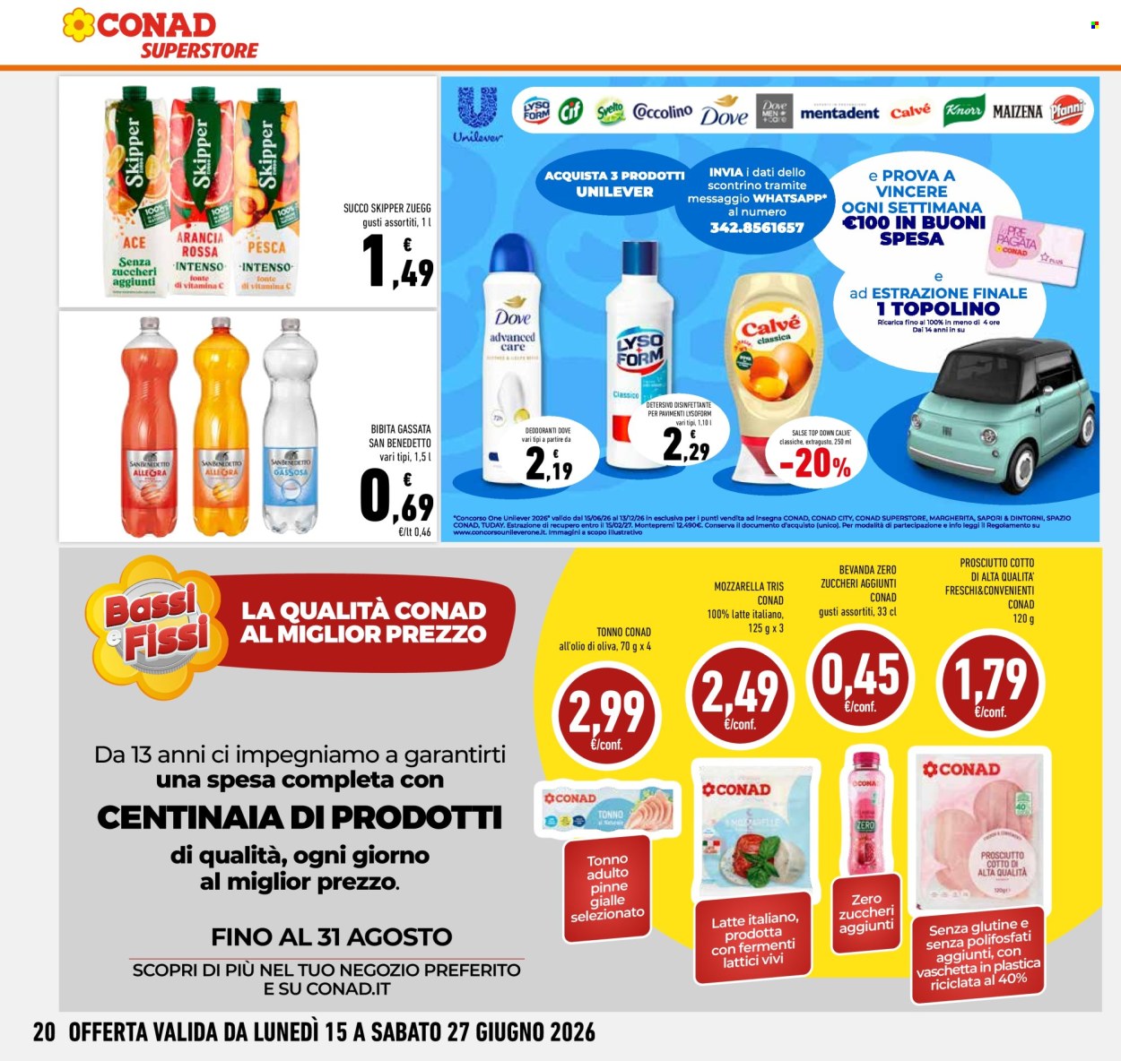 Volantino Conad Superstore - 15/6/2026 - 27/6/2026. Pagina 20