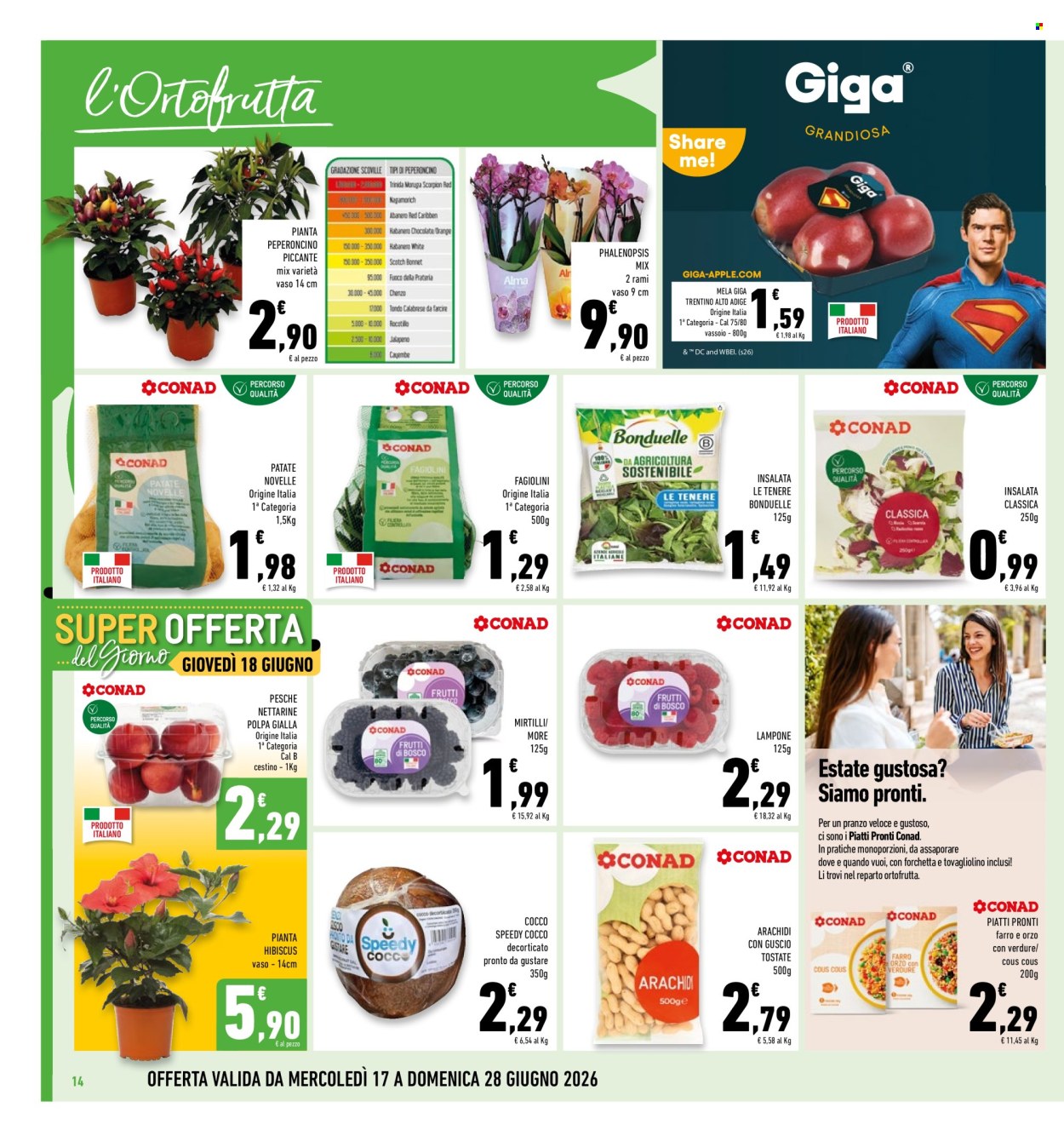 Volantino Conad Superstore - 17/6/2026 - 28/6/2026. Pagina 14