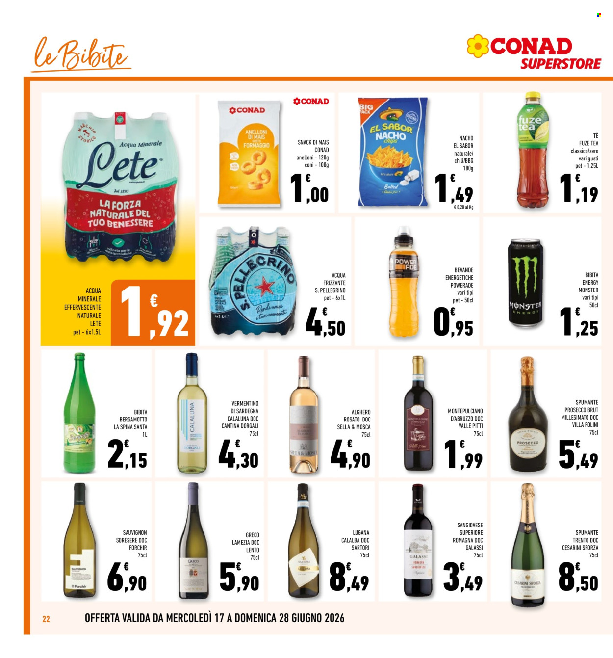 Volantino Conad Superstore - 17/6/2026 - 28/6/2026. Pagina 22