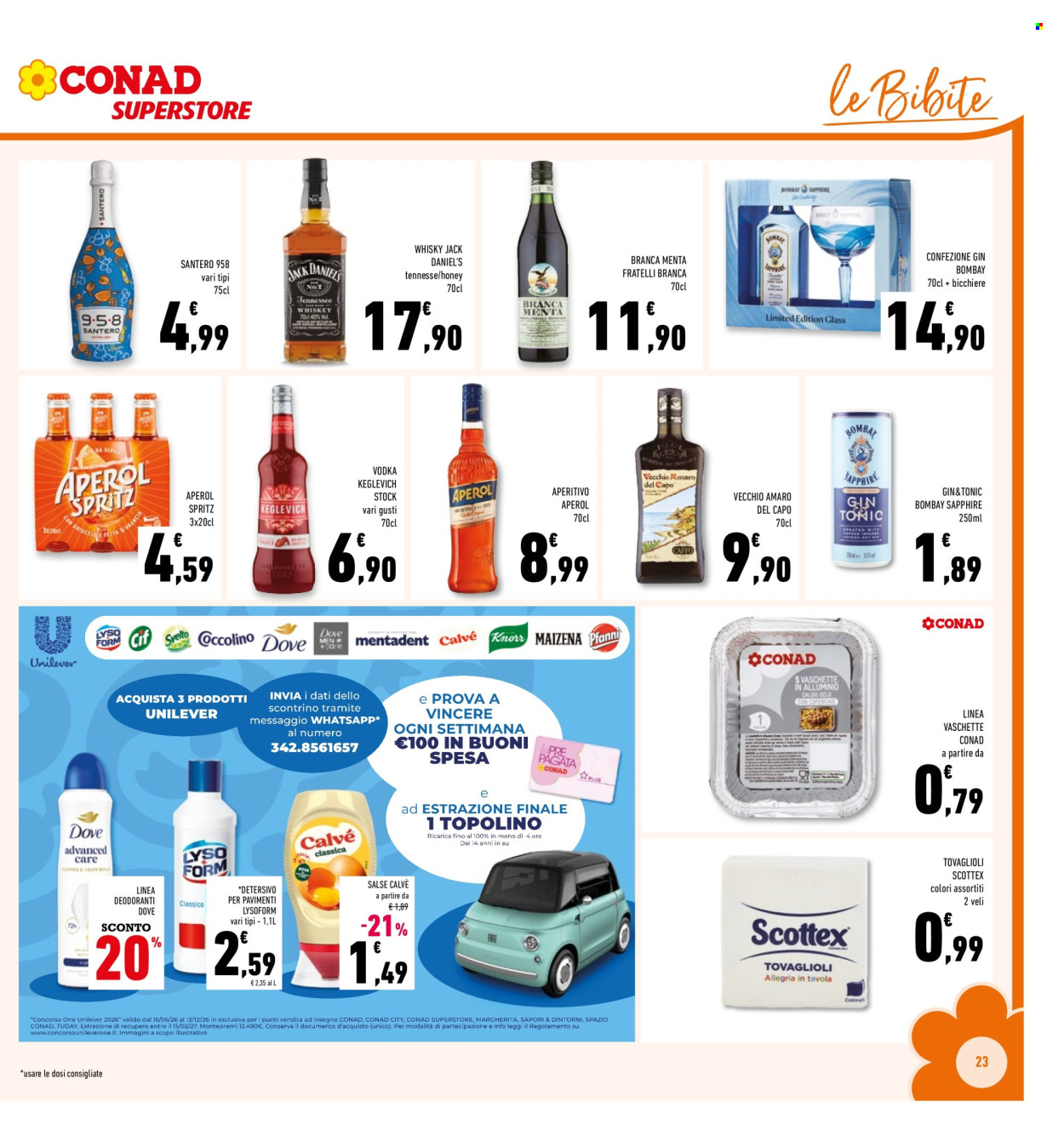 Volantino Conad Superstore - 17/6/2026 - 28/6/2026. Pagina 23