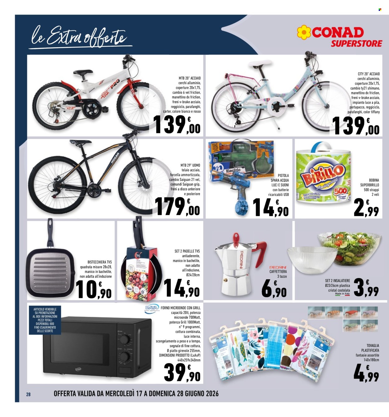 Volantino Conad Superstore - 17/6/2026 - 28/6/2026. Pagina 28