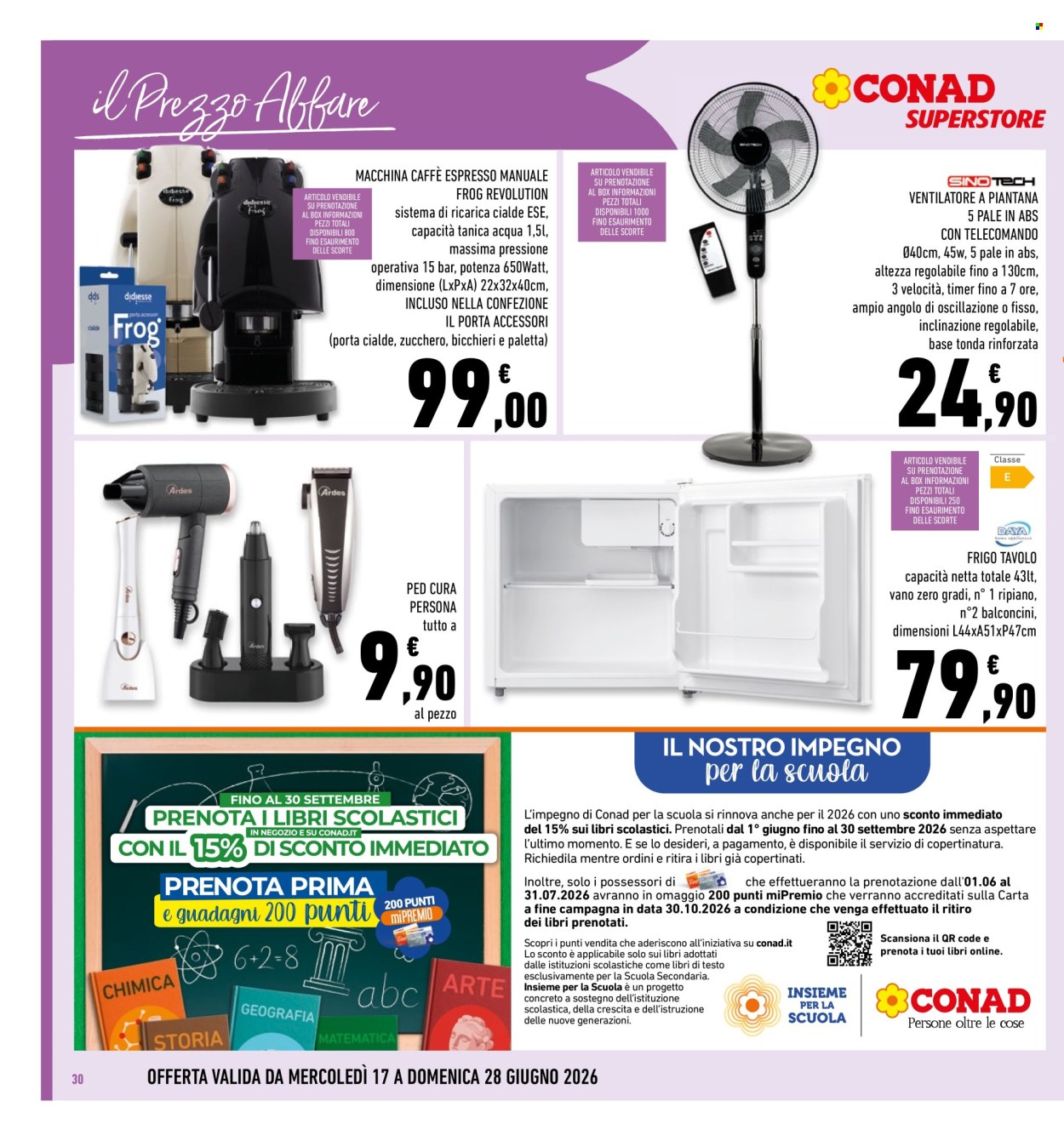 Volantino Conad Superstore - 17/6/2026 - 28/6/2026. Pagina 30