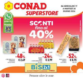 Volantino Conad Superstore - 17/6/2026 - 30/6/2026.