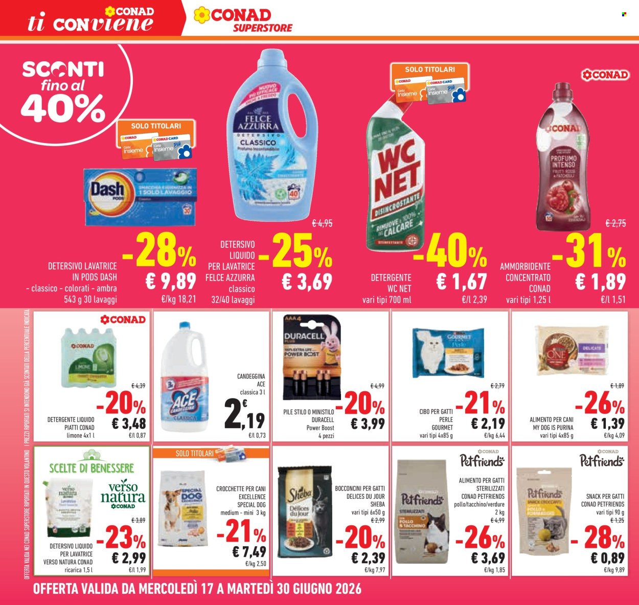 Volantino Conad Superstore - 17/6/2026 - 30/6/2026. Pagina 34
