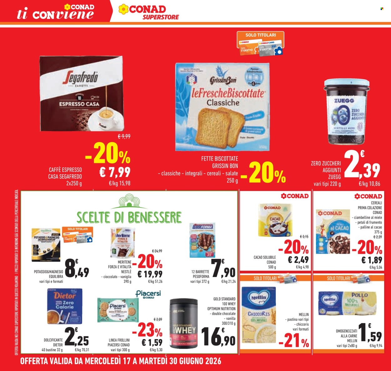 Volantino Conad Superstore - 17/6/2026 - 30/6/2026. Pagina 40