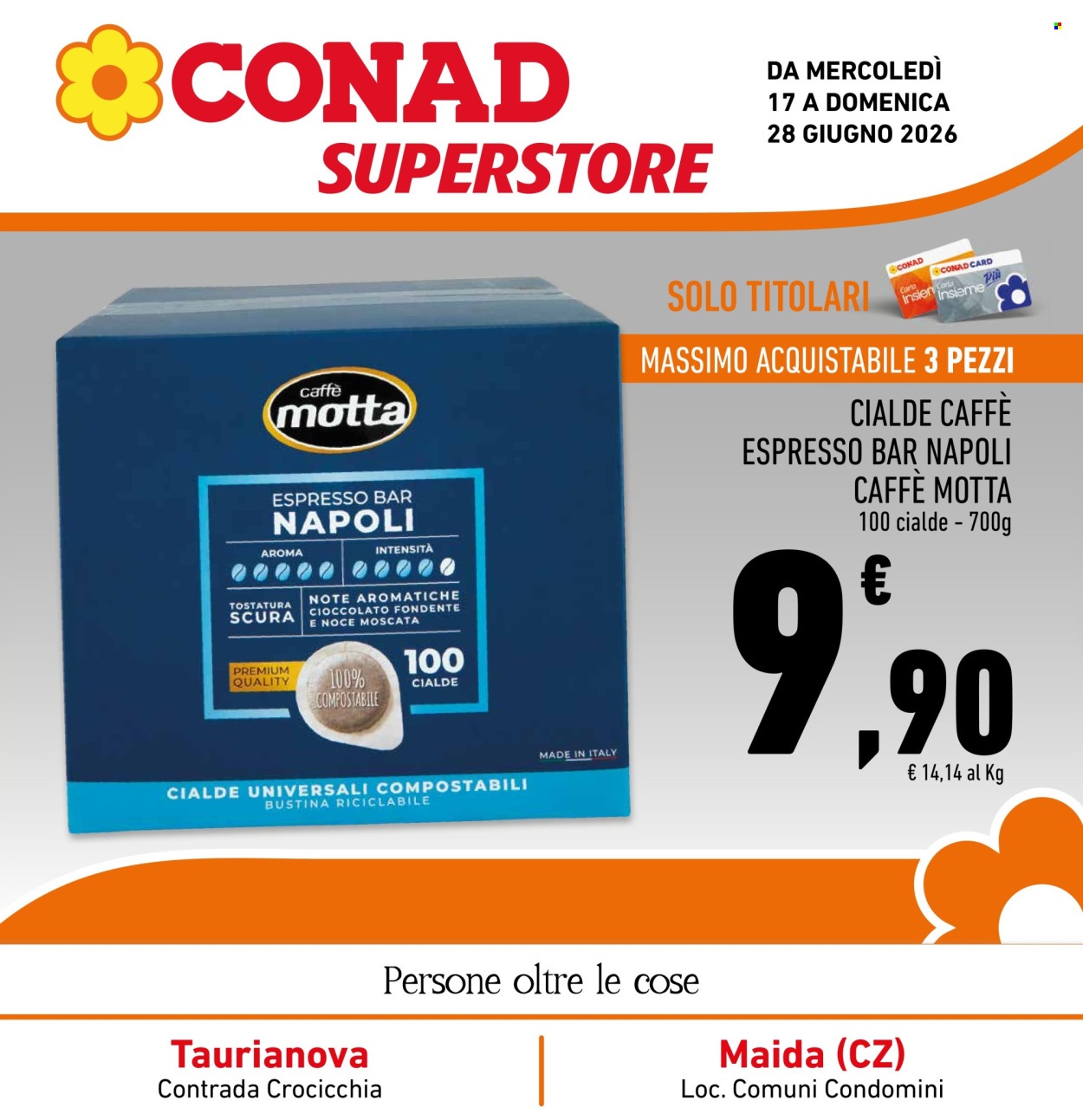 Volantino Conad Superstore - 17/6/2026 - 28/6/2026. Pagina 1