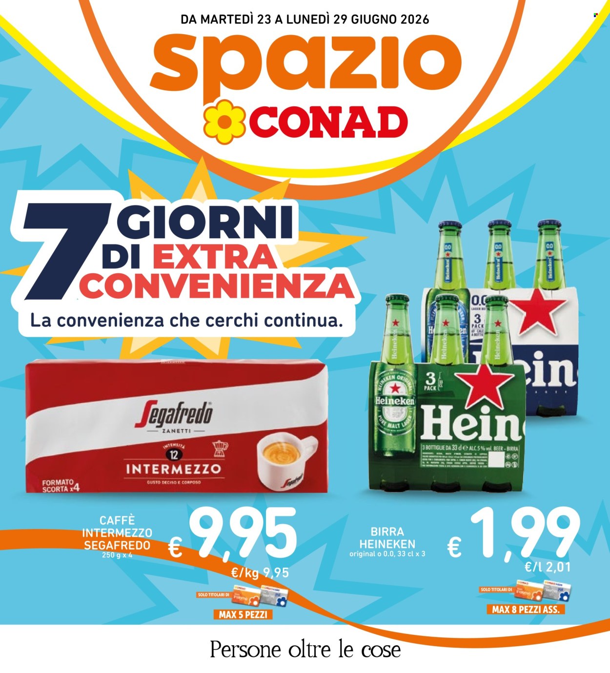 Volantino Spazio Conad - 16/6/2026 - 29/6/2026. Pagina 1