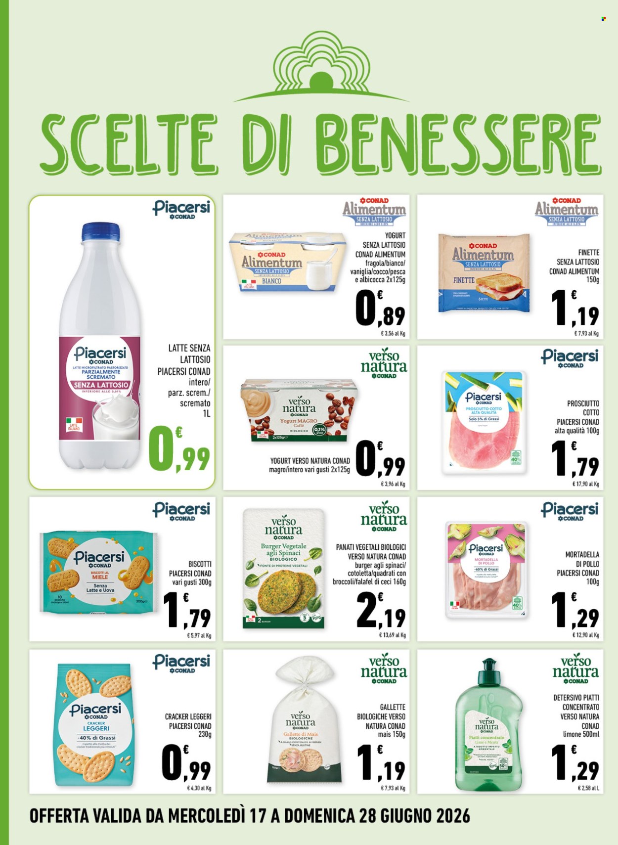 Volantino Margherita Conad - 17/6/2026 - 28/6/2026. Pagina 8